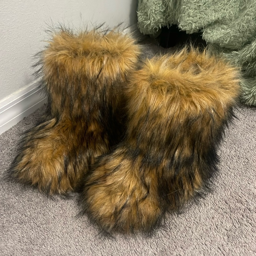 Y2K Warm Fluffy boots for women